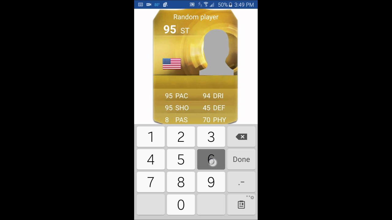 How to make your own Ultimate Team card - YouTube