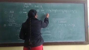 Class  III Maths Chapter 17 Measures of Mass Part  II