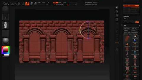ZBrush Tutorial (Architectural Techniques) - part 6