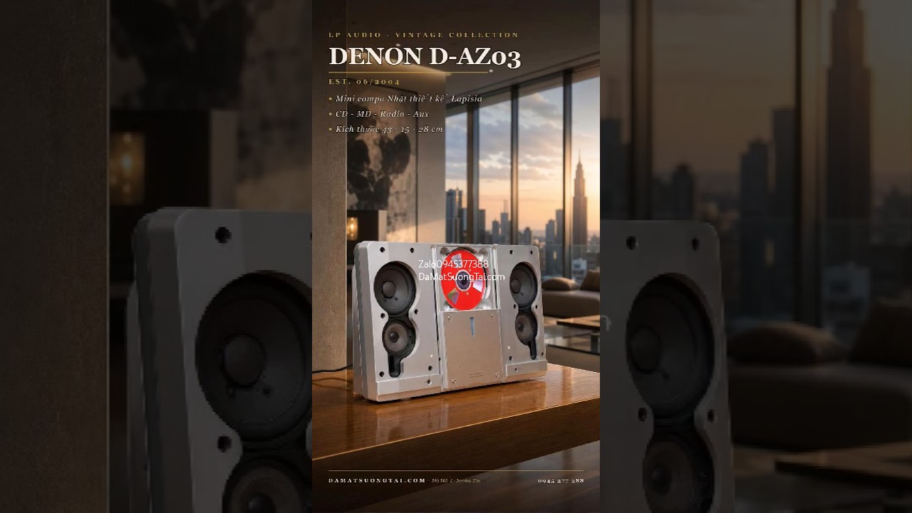 2004 Japanese Mini Compo as beautiful as Apple — Denon D-AZ03