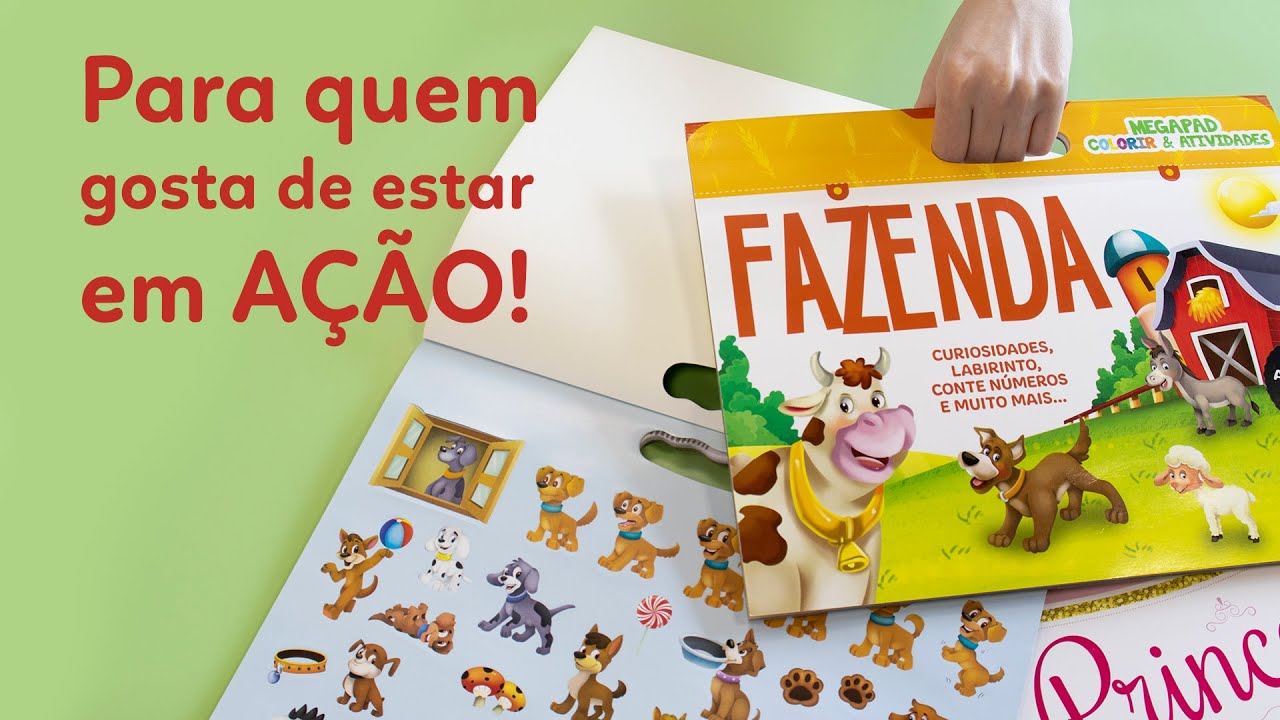 Livro Infantil 3 a 6 Anos Megapad Colorir e Atividades Dinossauros  Todolivro na Papelaria Art Nova