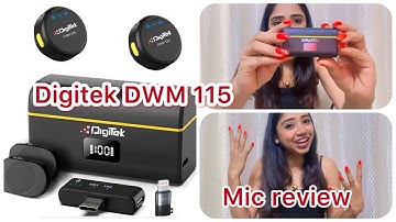 Dhamakedar review 🫣 ￼|| of Digitek DWM 115 ￼ wireless microphone || cheap price great Mic😄