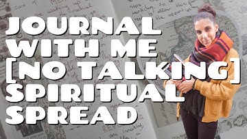 JOURNAL WITH ME | no talking, lofi music | spiritual journal - oracle card of the day