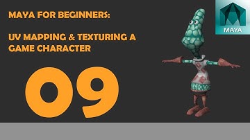 Texturing in Maya Tutorial: How to UV Map and Texture in Maya and Photoshop for Beginners Part 9