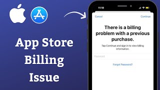 How To Fix There Is Billing Problem With a Previous Purchase | Fix App Store Billing Issue