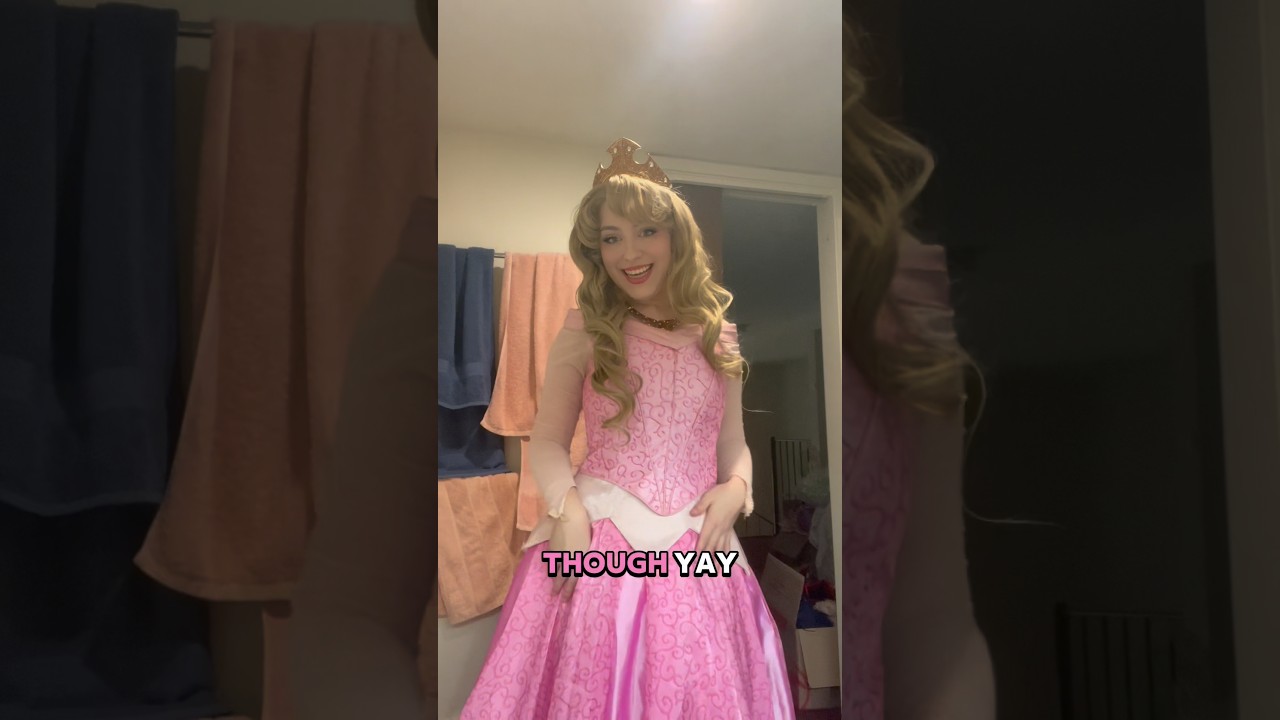 transform into princess aurora with me! #cosplay #partyprincess