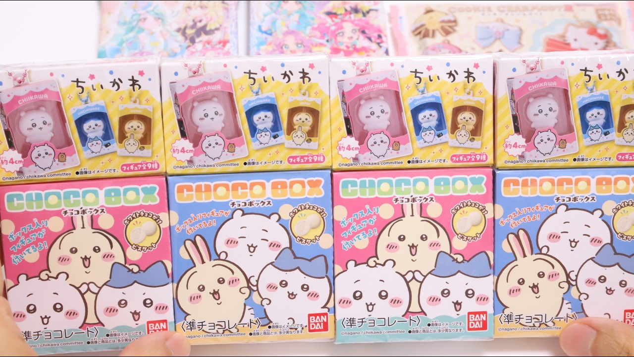 [Unboxing ASMR] 3 New Japanese Candy Toys! Chiikawa, Precure & Sanrio Charm Opening ✨