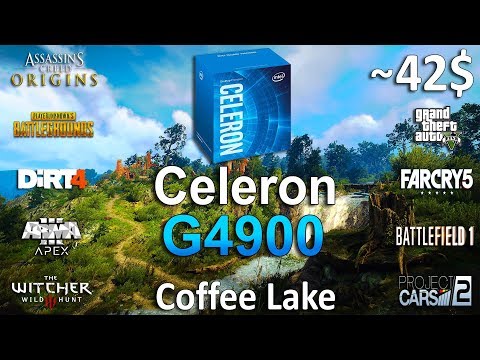 Celeron G4900 Test in 9 Games (GTX 1050)