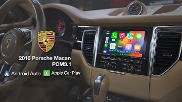 Carplay & Android Auto 2016 Porsche Macan PCM3.1  by 인디웍 indiwork