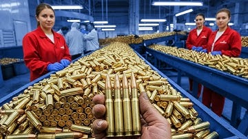 How Thousands of Bullets Are Made in Minutes — Ammunition Factory Process