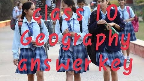 ICSE class 10th Geography answer semester 2 || #viral #semester2 #icse #answerkey