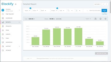 Clockify - Export Report