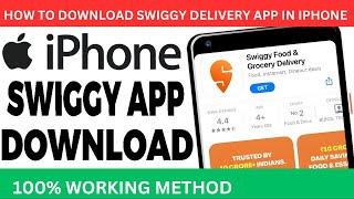 How To Download Swiggy Delivery App In iPhone IOS screenshot 4