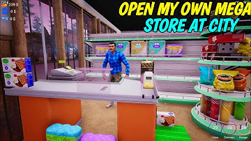 I OPEN MY OWN STORE AT CITY || TRADER LIFE SIMULATOR GAMEPLAY #1