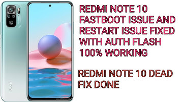 REDMI NOTE 10 AFTER FLASH FASTBOOT RESTART ISSUE FIXED XAOMI AUTH TOOL 100% WORKING 2023