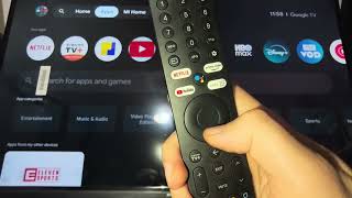 Xiaomi TV A Series: Where is OK Button on Remote Controller?