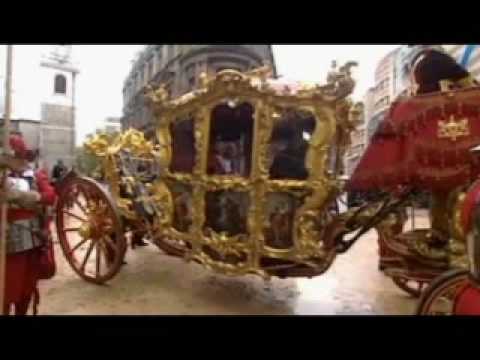 extract from parade on a very wet day in LONDON three-mile long procession of more than 6000 performers wound through the streets of the Square Mile to introduce the 681st Lord Mayor of the City of London, Ian Luder.