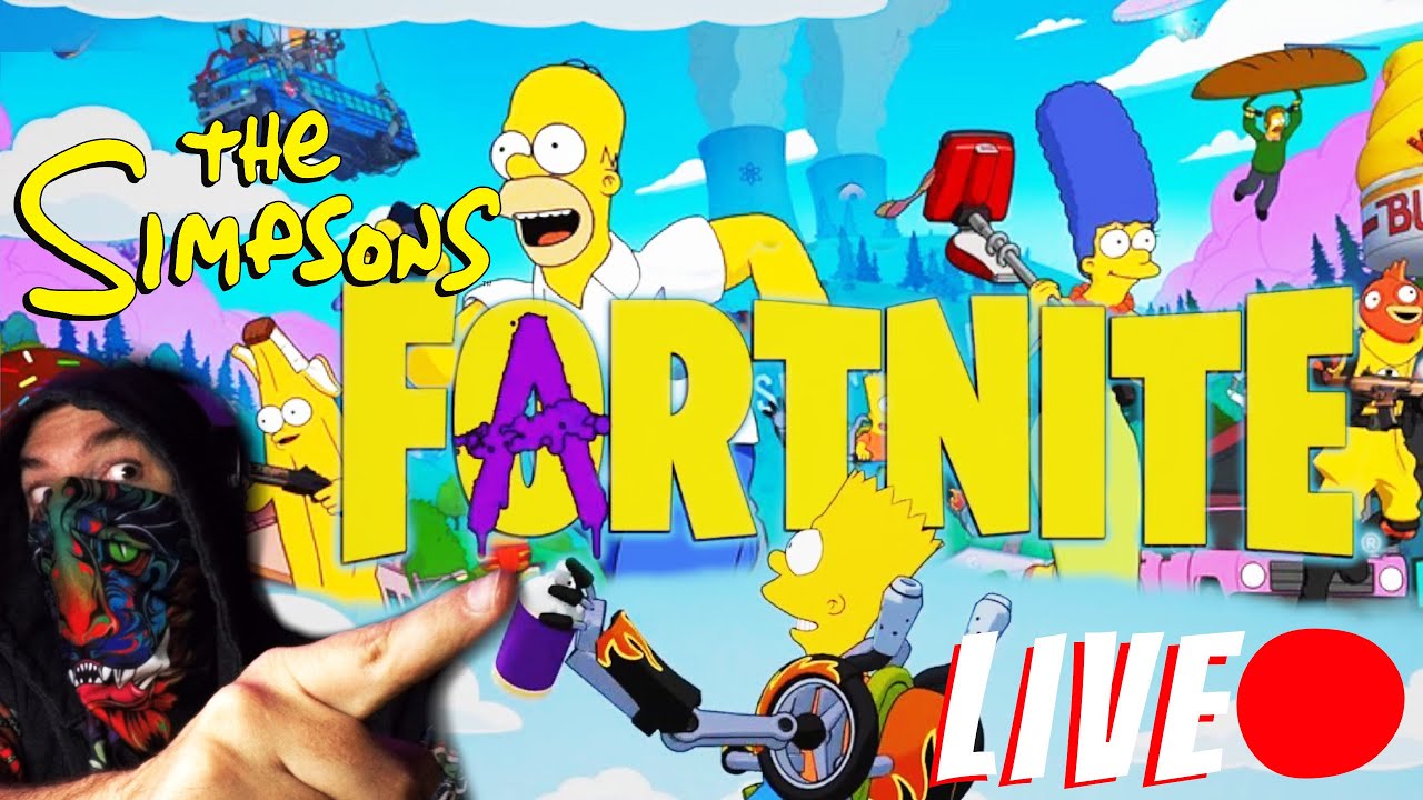 GuuDz LiVE 🔴| FORTNITE THE SIMPSONS Quests secret Easter eggs & Springfield Island NEW BATTLEPASS
