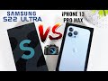 Samsung Galaxy S22 Ultra Vs Apple iPhone 13 Pro Max Camera Test Comparison