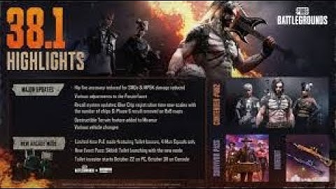 Pubg Pc Patch Report #38.1 | SMG Nerfs, Destructible Terrain on Miramar, and Halloween Collab Mode