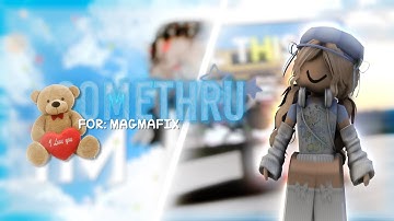 Comethru - Roblox typography edit || Birthday edit for @magm4fix
