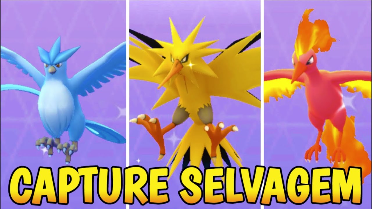 Coleção Aves Lendárias Kanto - Pelúcias Pokémon