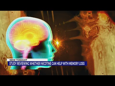Study reviewing whether nicotine can help with memory loss
