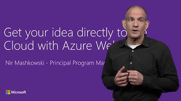 Get your idea to the Cloud with Web Apps