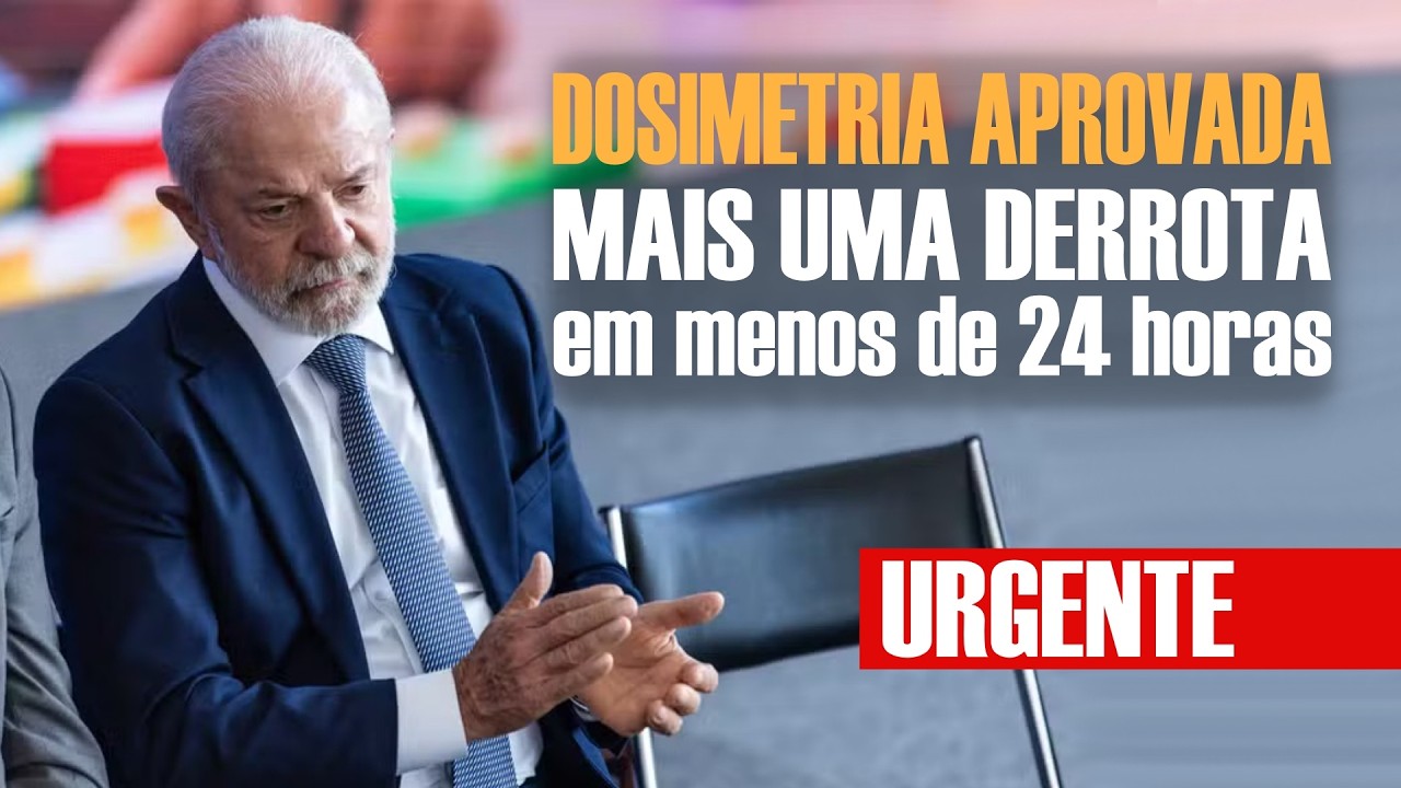 DOSIMETRIA APROVADA: Lula sofre abalo político após duas derrotas seguidas