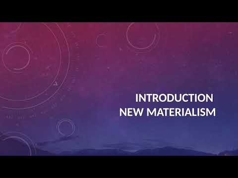 New Materialism -