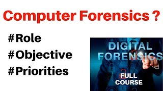 What is Computer Forensics ? its Role ,Objectives and Priorities | Digital Forensics | Hindi