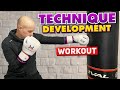 Boxing technique development workout