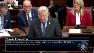 Senator Bill Weber speaking about National Nurses Week