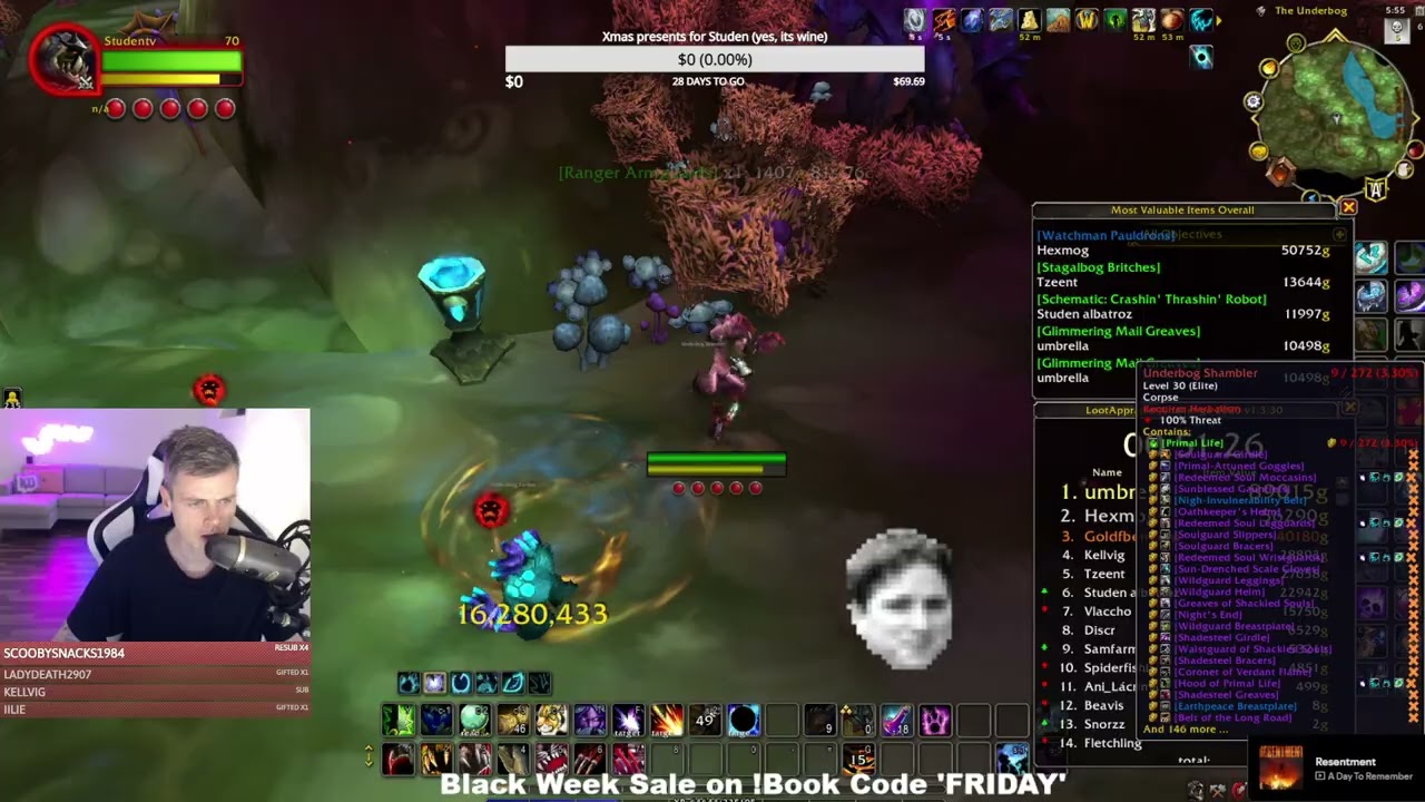 Фермерство в Нижнеболотье для получения золота для игроков! WoW Goldfarm