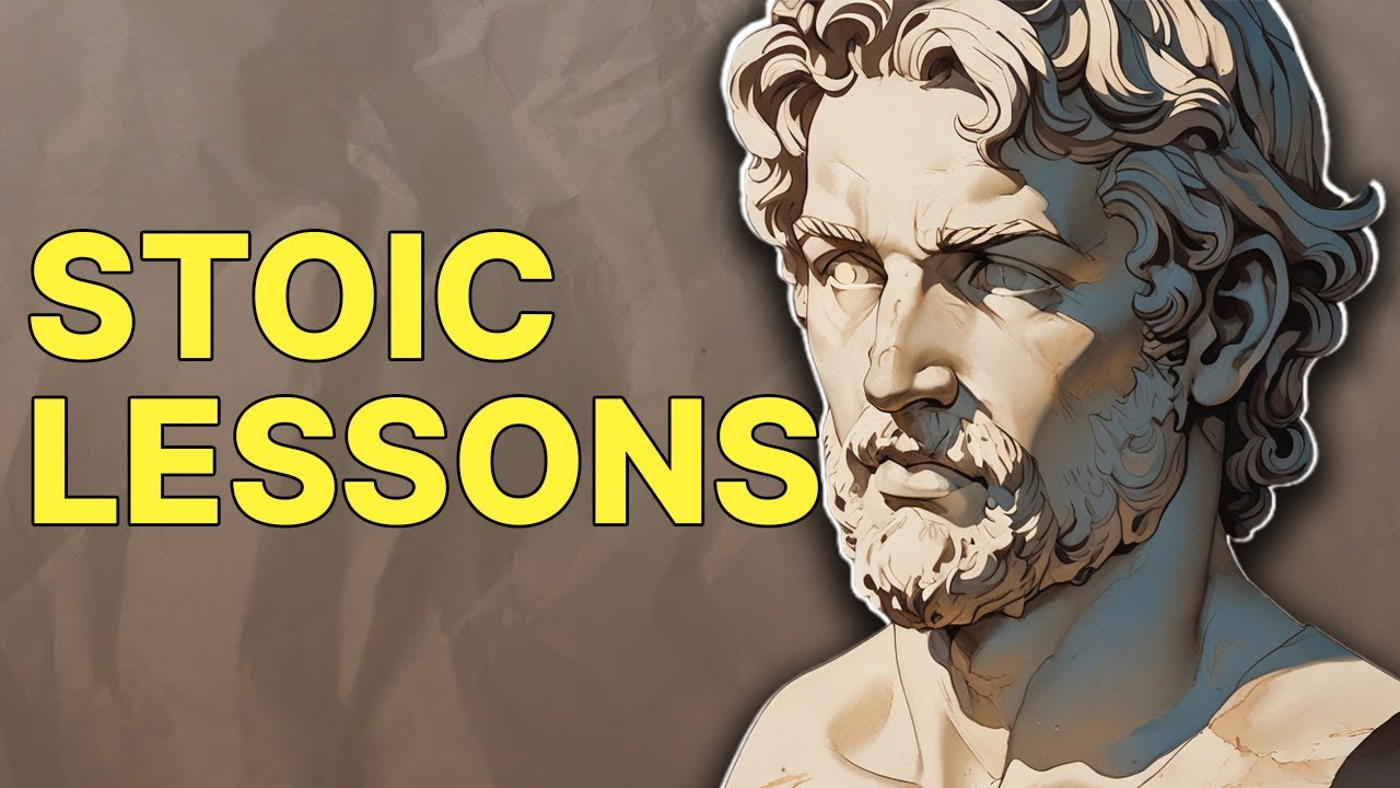 Stoic Lessons That Will Immediately Change Your Life - YouTube