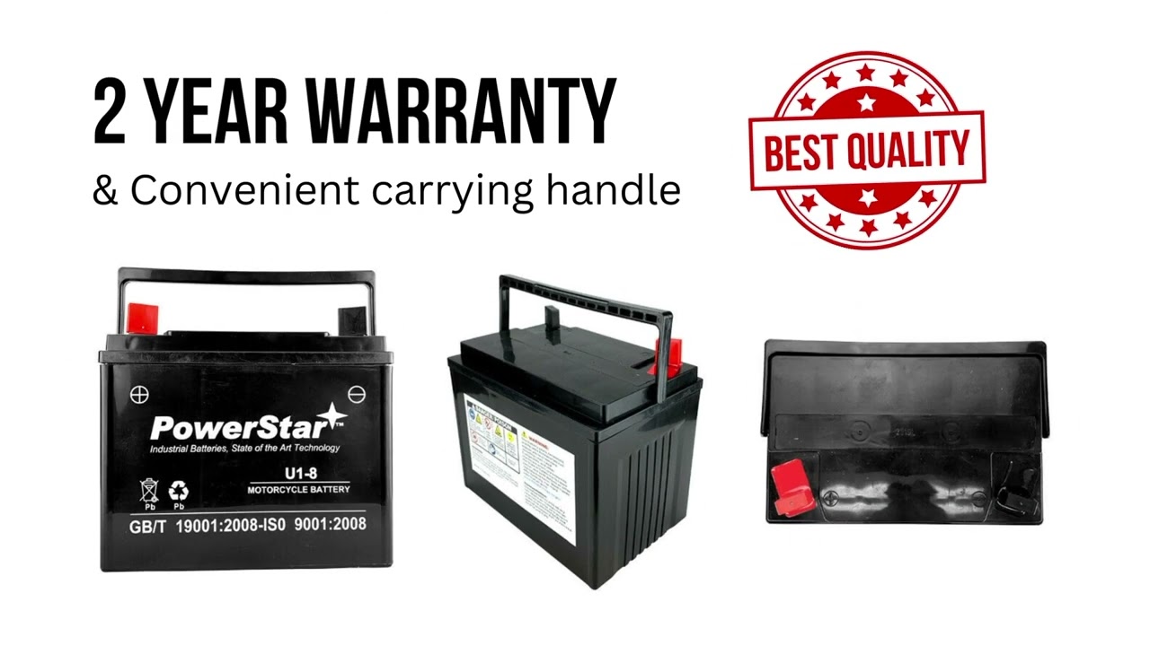 Best U1 Lawn Mower Tractor Battery YouTube