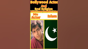 Bollywood 90s Actor Real Religion🥰#srk#akshaykumar#sunilshetty#govinda#viral#saifalikhan#shorts#srk