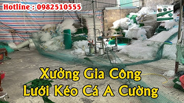 Lưới Kéo Cá Sợi Cào Pe 4cm sợi 9 - Không thấm nước kéo siêu nhẹ - pull the fish net