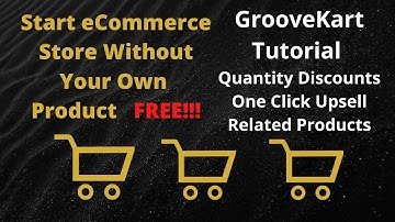 GrooveKart Tutorial 10 – Quantity Discounts – One Click Upsell – Related Products