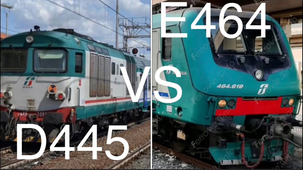 Lo Stato delle Ferrovie Ep. 18 - Chi tira il treno? D445 vs E464!