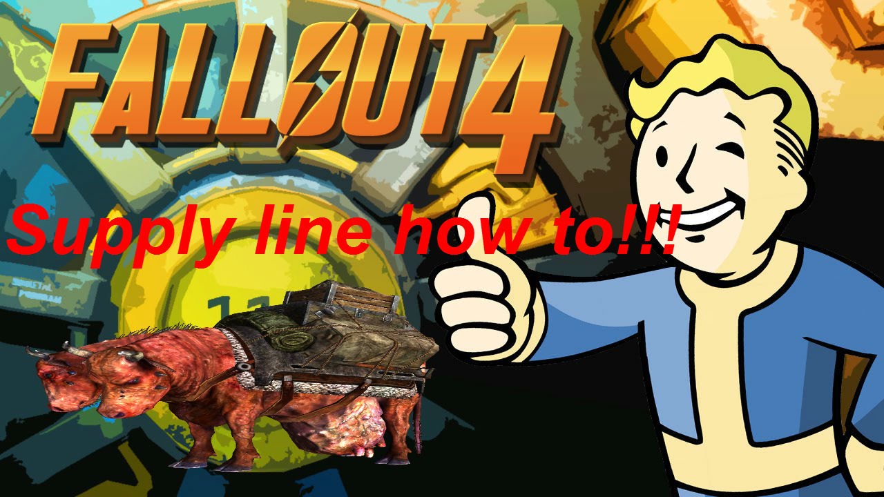 Fallout 4 Supply Lines Tutorial YouTube