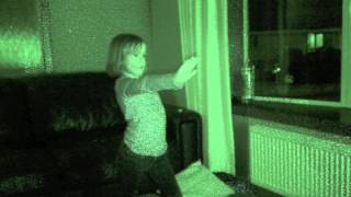 Kinect dots on IR camera (Night vision)