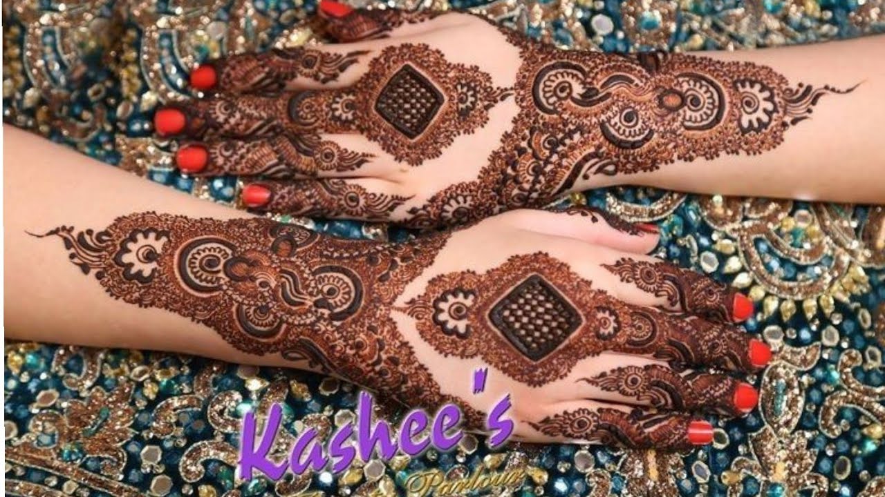 kashee's signature mehandi - YouTube