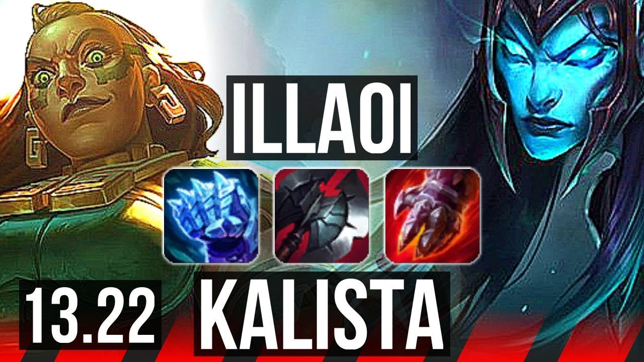 ILLAOI vs KALISTA (TOP), Rank 4 Illaoi, 3.1M mastery, Comeback, 900+ games, EUW Challenger