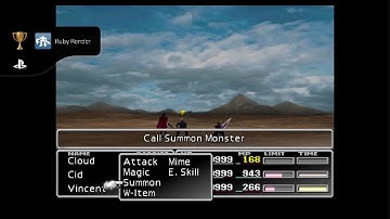 FINAL FANTASY VII ruby render trophy 2023.03.22