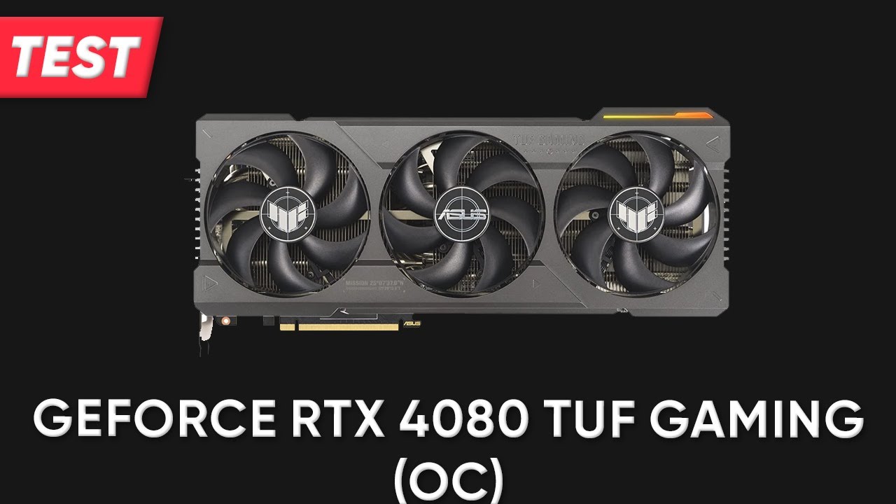 Unboxed: ASUS TUF Gaming GeForce RTX 4080 16GB GDDR6X OC Edition 