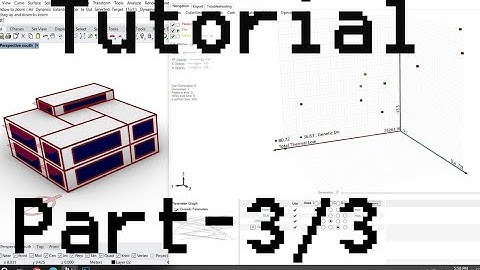 Part 3 | SIMULATION & OPTIMIZATION, energy and Daylighting | Grasshopper, Ladybug tools, and OCTOPUS