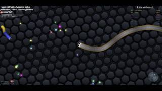 Lets Play #1 Slither.io Gameplay TIPS and TRICKS CLEAR SKIN screenshot 4