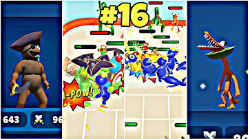 Merge Master Rainbow run 3D || Level 4-7 || Monkey Beast Gaming