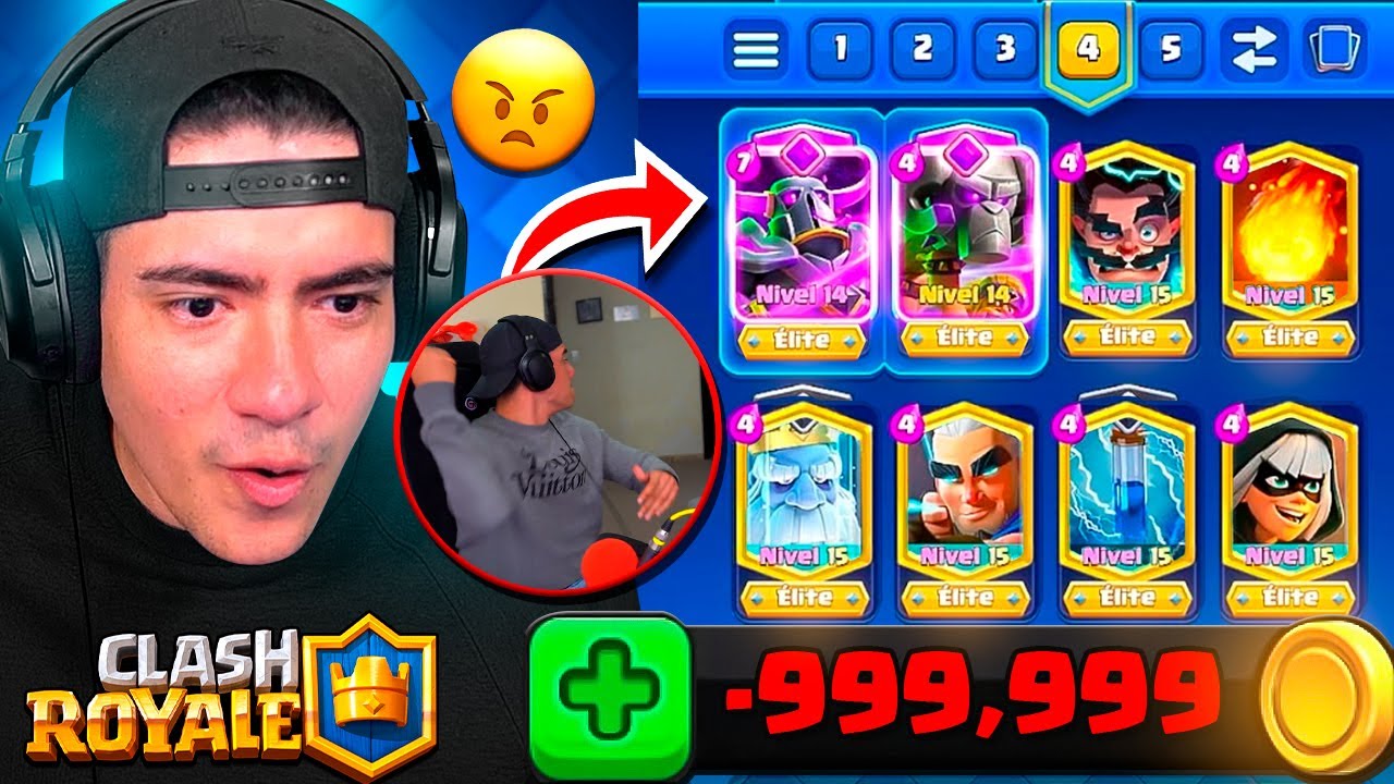 GASTO MUCHO DINERO MEJORANDO ESTE MAZO EN CLASH ROYALE PERO AL FINAL ME MOLESTO - TheDonato